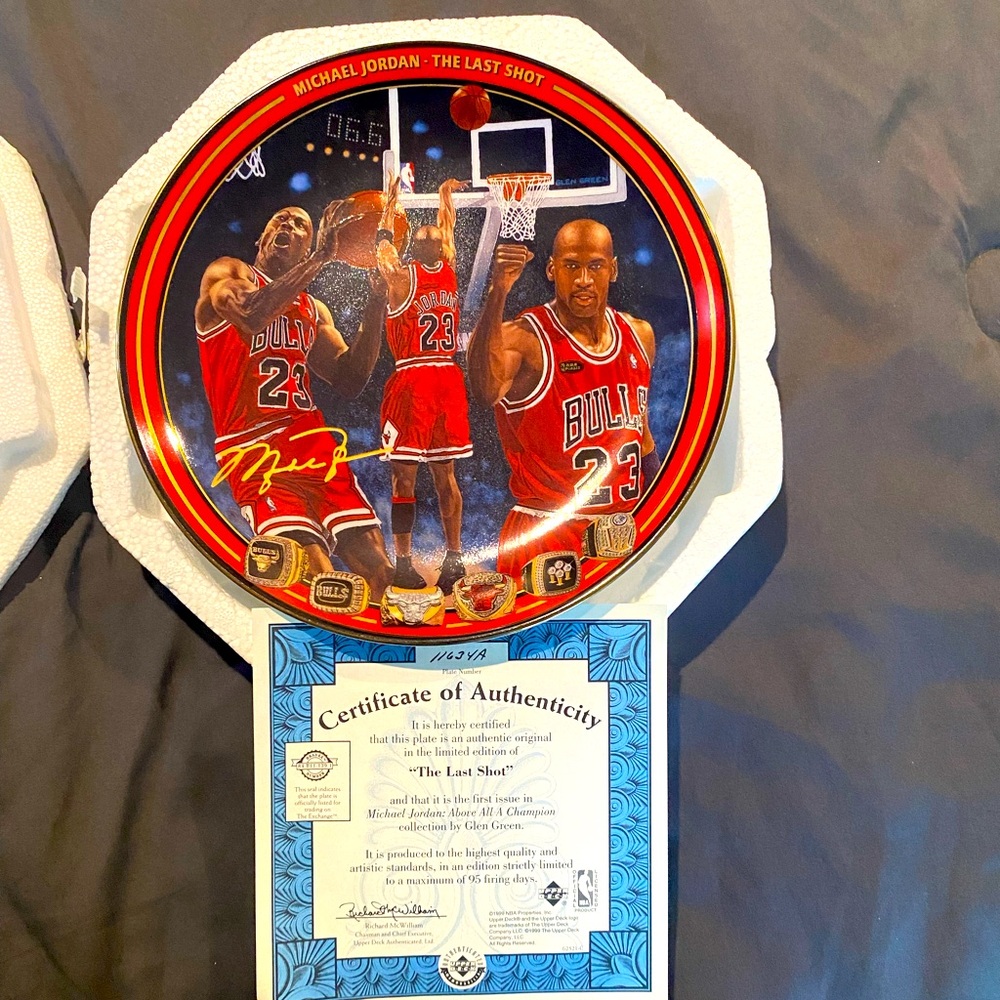 Michael Jordan Bradford plate